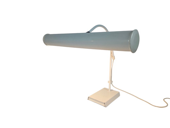 Image 1 of Anvia - Piano / Desk lamp - pendant lamp - white - metal - 1960's