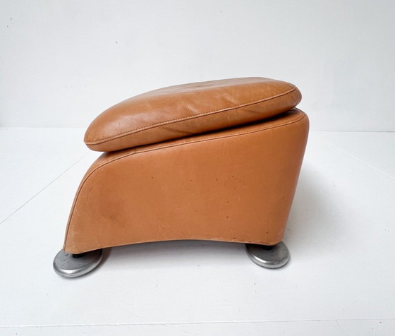 Image 1 of Montis Loge fauteuil met voetenbank van Gerard van den Berg, 1980's