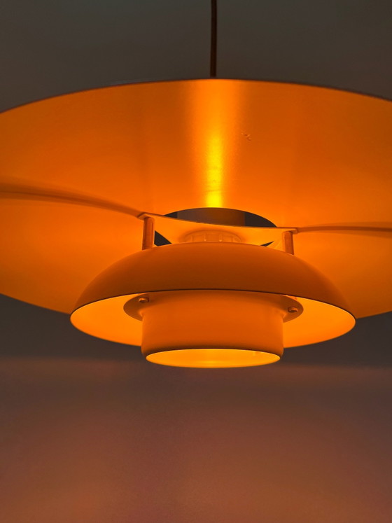 Danish Vintage Pendant Lamp – Lyskær Belysning Model 4756, 1970s – Aluminium (photo 5 of 11)