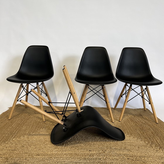 Image 1 of 4X Vintage Eetkamerstoelen