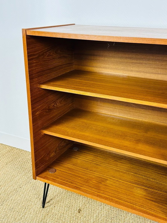 Image 1 of Enfilade haute vintage scandinave en teck, 1960