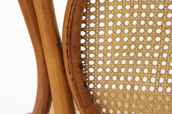 Image 1 of Rare Vintage Fischel Chair | 1920s-1940s | Restored Bentwood Seat | Antique Austrian Design