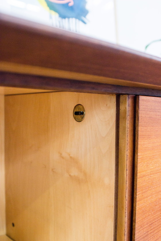 Image 1 of Vintage teak highboard sideboard Midcentury