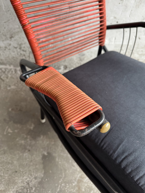 Image 1 of Vintage Scoubidou Leunstoel - 1950 Frans Ontwerp