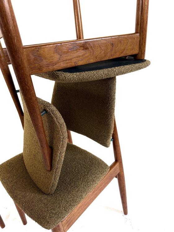 Image 1 of 4x restaurierte Teak-Esszimmerstühle, Casala ‘60