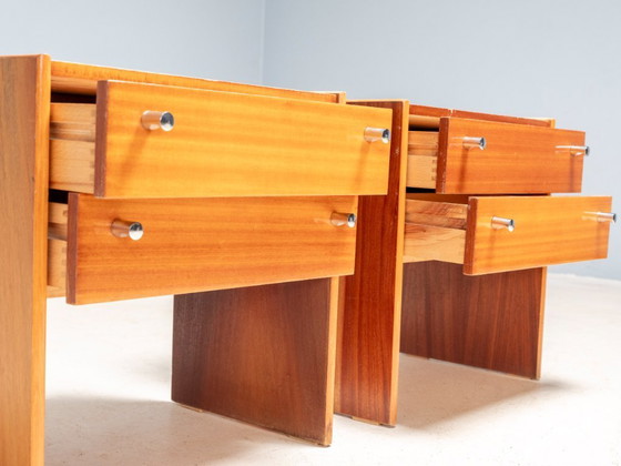 Image 1 of Coppia di comodini FEMINA di metà secolo, Cecoslovacchia, anni '60