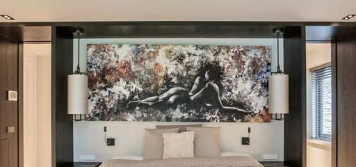 Dipinto di Ilona Hendriks 'Sister Act I & II' (in vendita singolarmente)