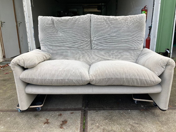 Image 1 of Set unico Maralunga originale di Vico Magistretti per Cassina, 1985