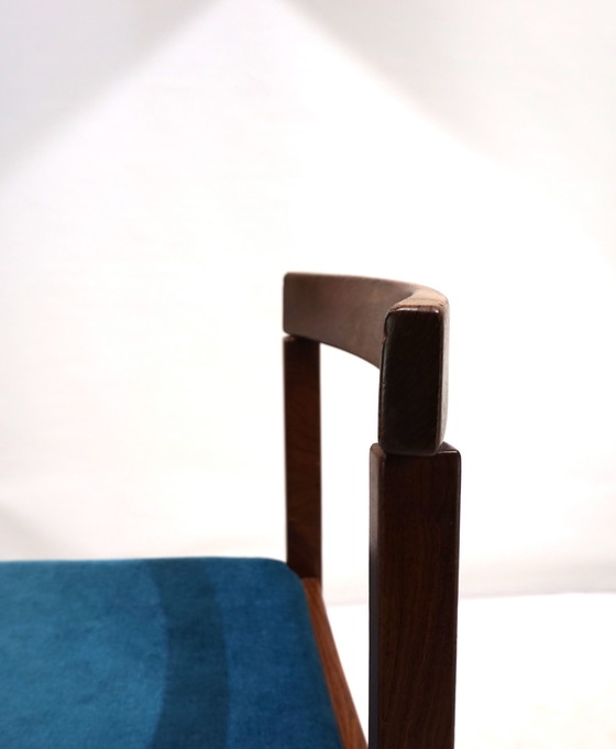 Image 1 of Asko Finland Set di 4 sedie da pranzo Tectonia di Jussi Peippo, 1960