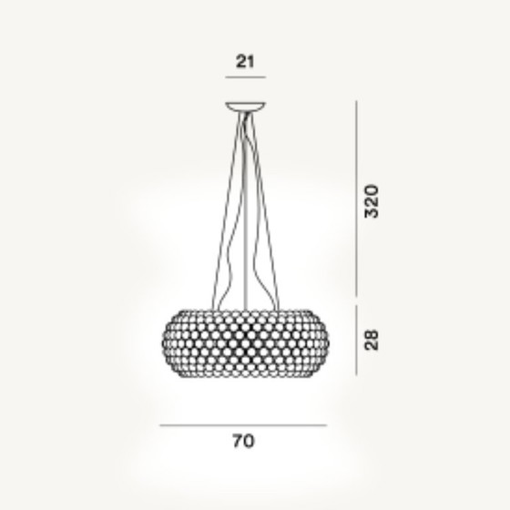 Image 1 of 1x Foscarini Caboche Pendelleuchte