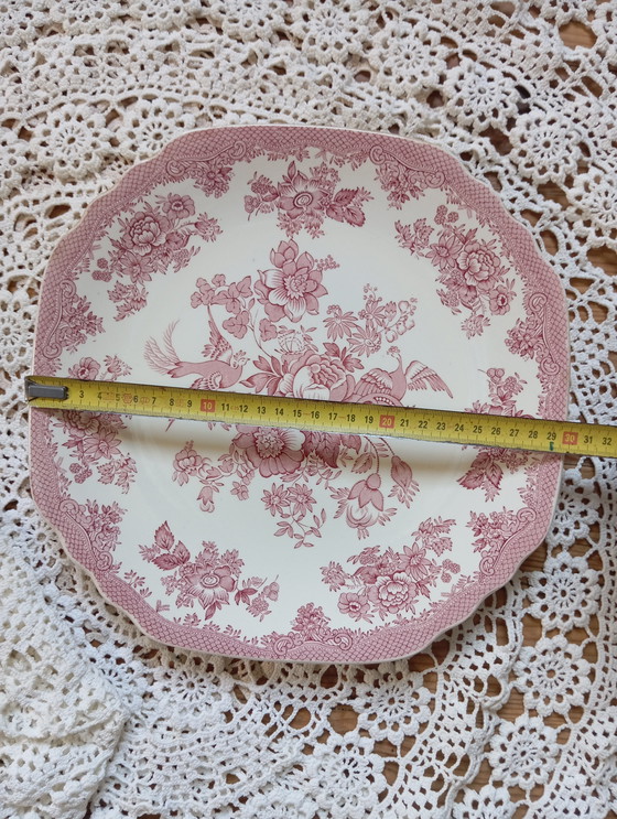 Image 1 of Bandeja para servir de loza inglesa Wedgwood Tunstall Rose