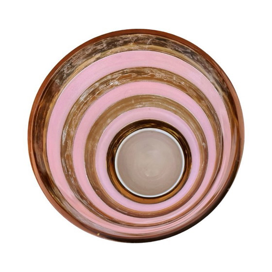 Image 1 of Grande vaso dorato, Repubblica Ceca, Cecoslovacchia, anni 1980.