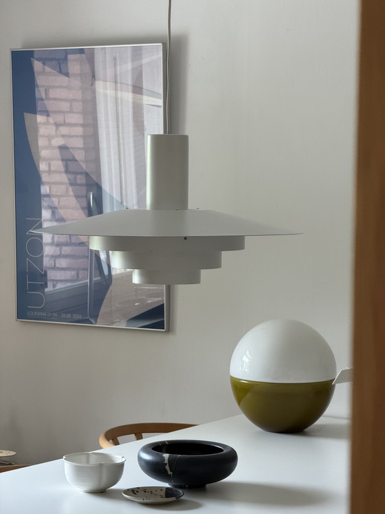 Image 1 of Lampe à suspension design danois Fog & Mørup modèle Karlebo pour Poulsen