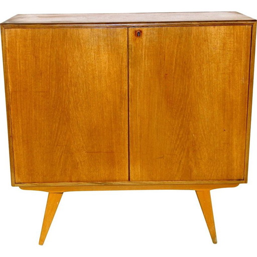 Mobiletto vintage in teak e faggio, Svezia 1950