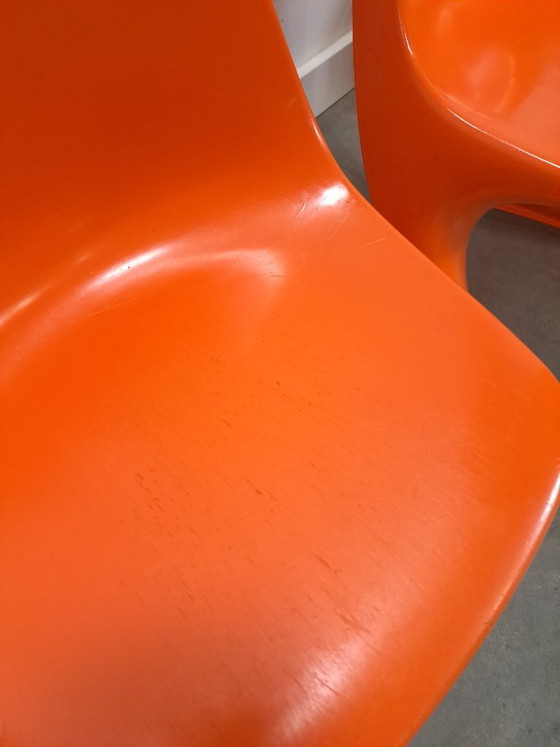 Image 1 of Seggiolone Casalino I in plastica arancione