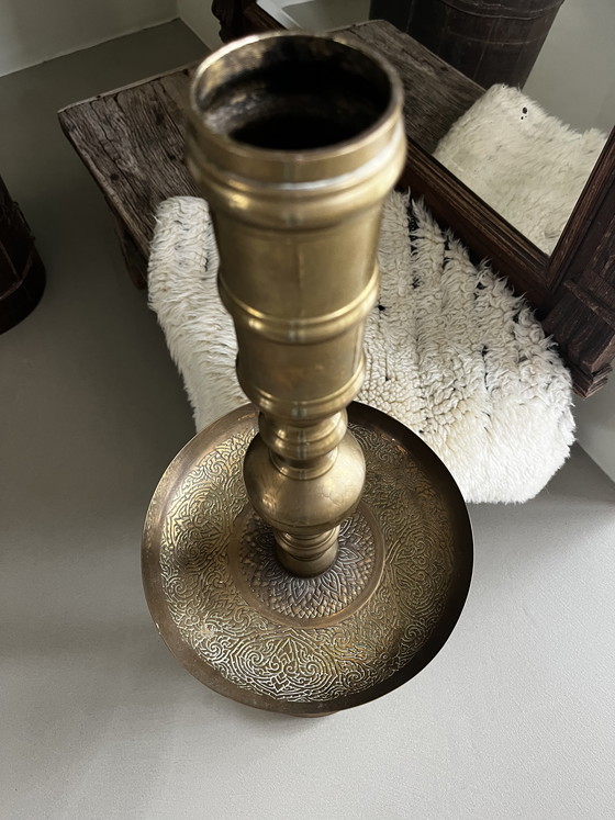 Image 1 of vieux chandelier marocain