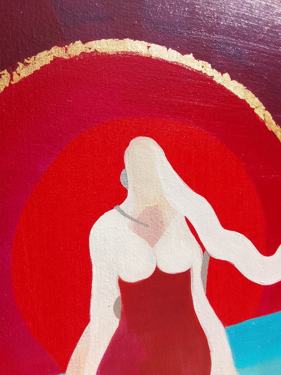 Acrylic painting #Bloom 70x140cm – joart, Paintings & Drawings, Canvas (photo 7 of 15)