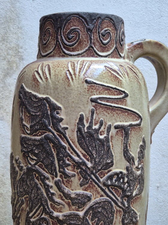 Image 1 of Scheurich Keramik West-Germany XL Floor Vase.
