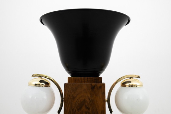 Image 1 of A pair of Art Deco floor lamps, Poland, circa 1940.