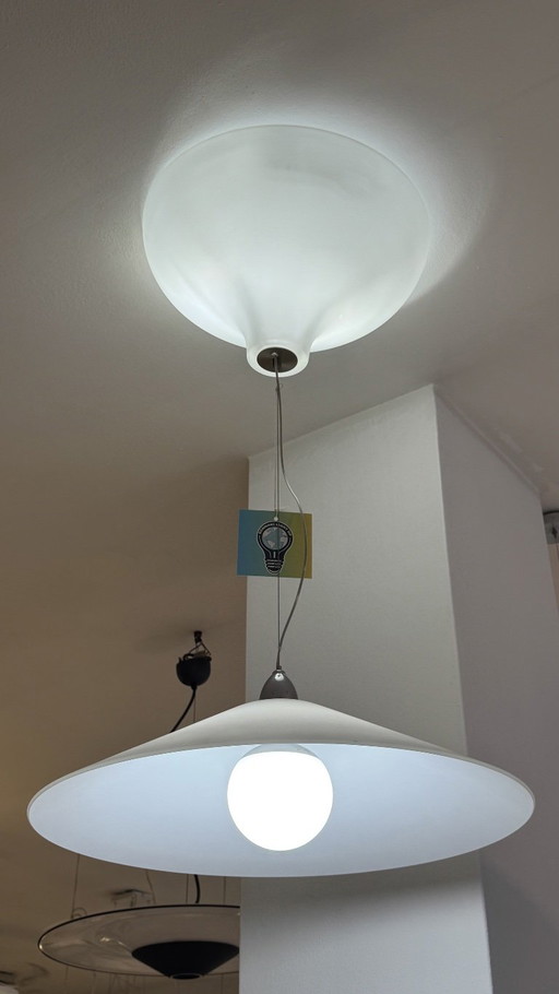 Vistosi Lámpara de techo colgante de cristal de Murano blanco – hanglampen, Glass (photo 2 of 5)