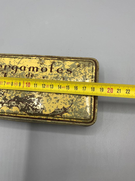 Lithographed Tin Box – Lorraine Bergamots – Cross of Lorraine – Nancy, 1920s-1940s – Decorative Objects, Metal (photo 6 of 6)