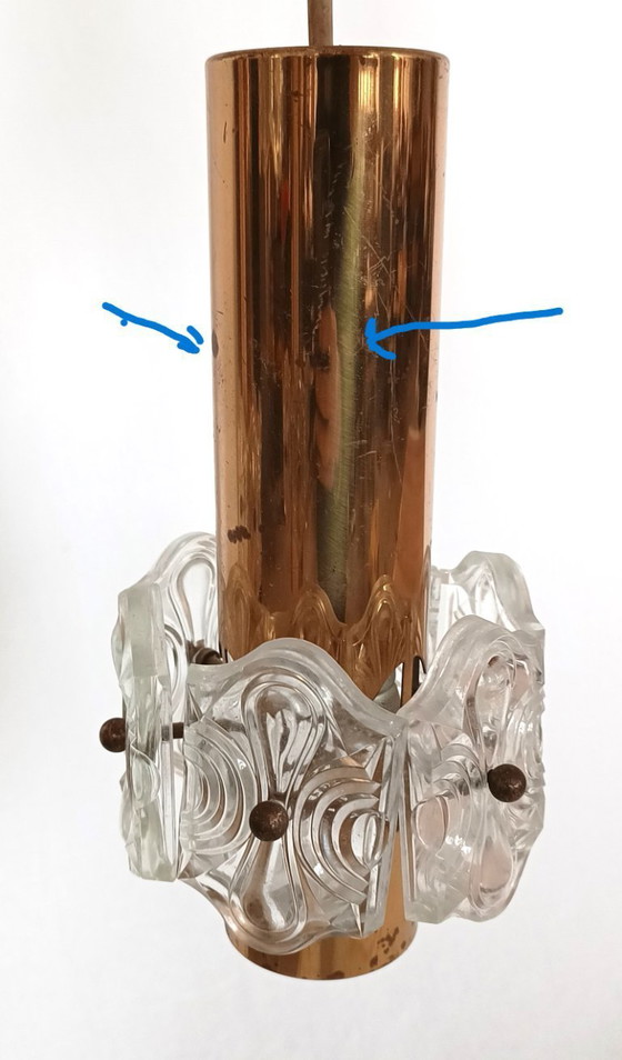 Image 1 of Zestiger jaren space age hanglamp 