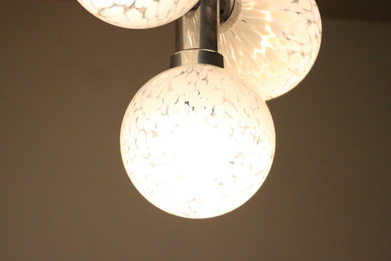 Image 1 of Vintage atomic globes chandelier, 1960s