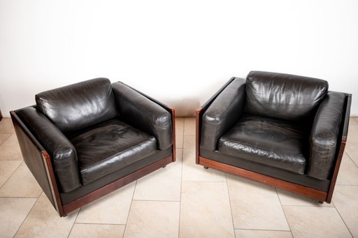 2x Cassina "920" arm chairs Tobia & Scarpa