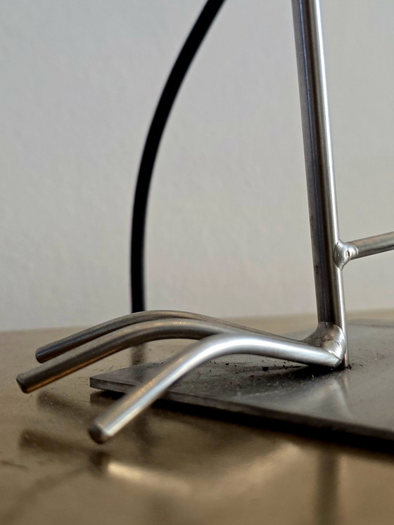 Great Condition - Designer: Bjart Veenendaal, Crane Table Lamp! Vintage Postmodern 80s/90s – rvs, Other (photo 4 of 11)