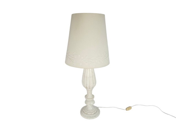 Image 1 of Pegasan - Albast - natuursteen -  tafellamp - Hollywood Regency stijl - Spanje - 70's