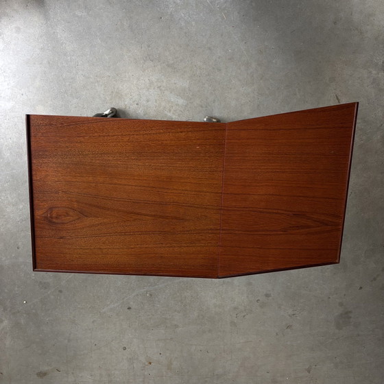 Image 1 of Vintage Deens schrijfmachine tafel - sidetable teak