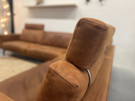 Image 1 of Leolux Bellice Hoebank Danza Mocha leather