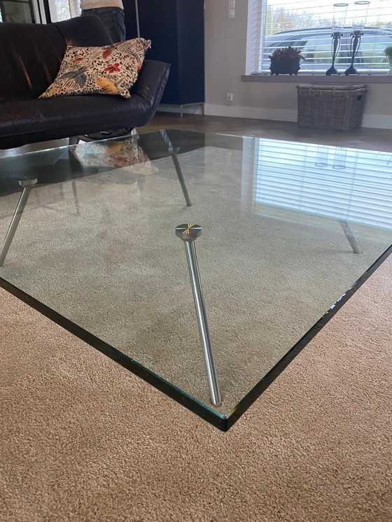 Image 1 of Table basse en verre Maupertuus 120x120x30cm