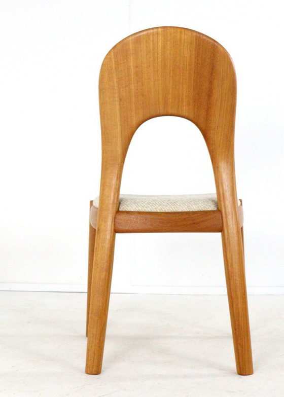 Image 1 of Set di 4 sedie Koefoed Morten in teak vintage 'Horve'