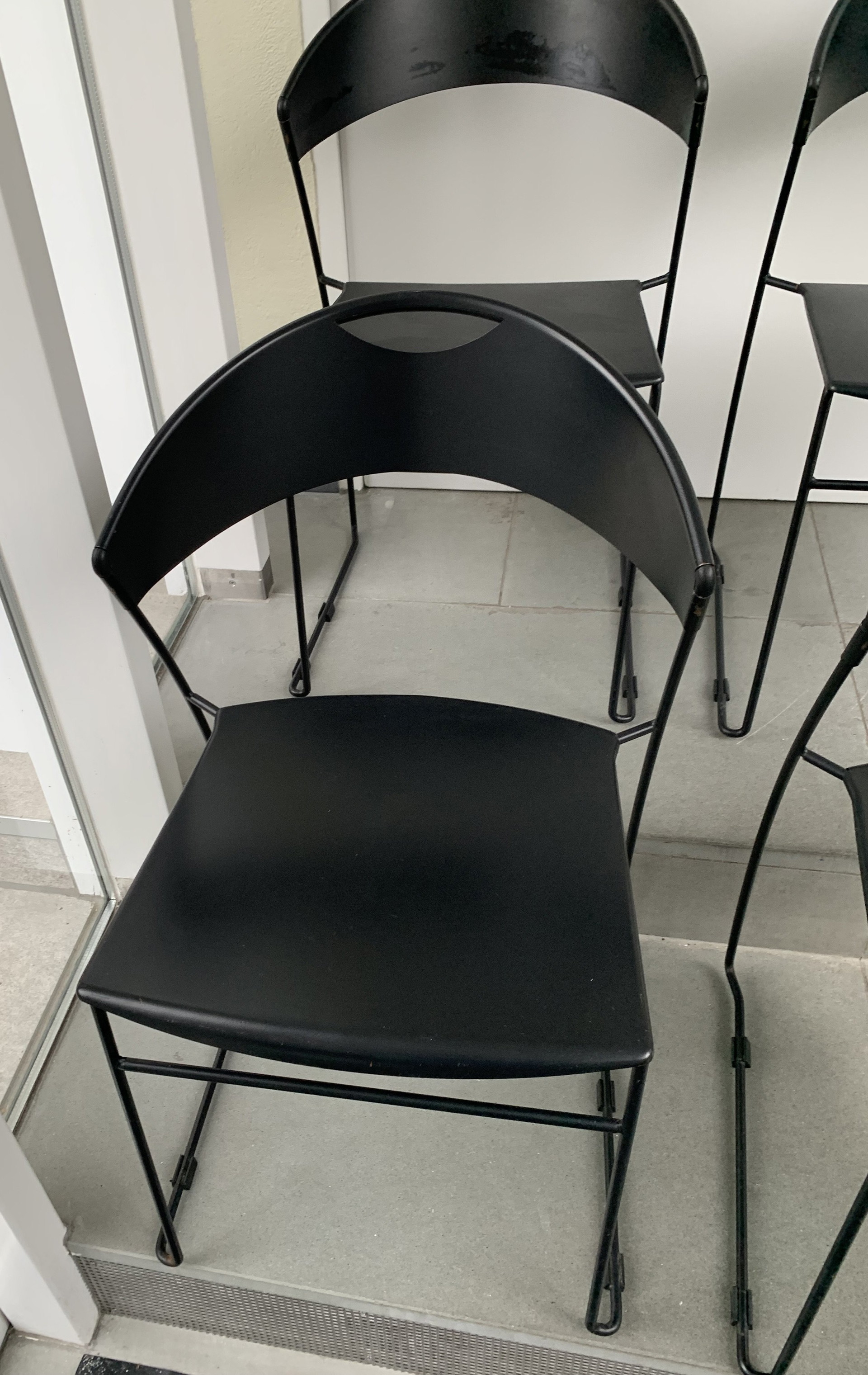 6x Chair Caruti Baleri Italia - Juliette HW 601 - Stackable | €450