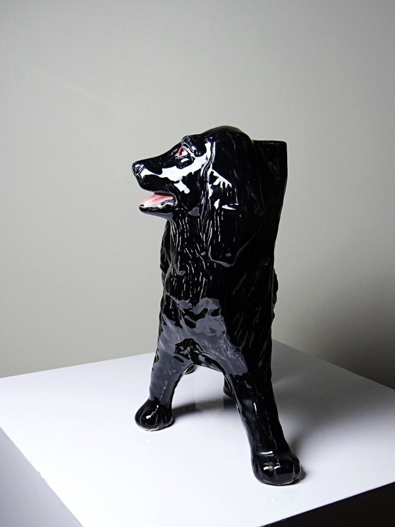 Decanter vintage per rum Newfoundland Screech, con cane di Terranova in ceramica. – Oggetti decorativi (photo 8 of 11)