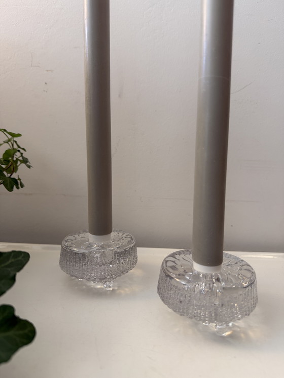 Image 1 of Set van 2 kandelaars Iittala Mid Century Scandinavisch design