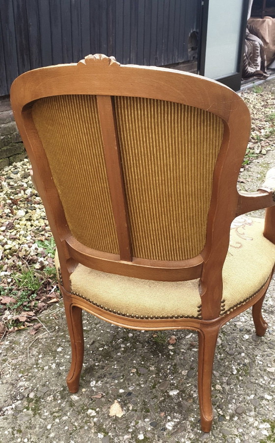 Louie Seize Fauteuil – Textile, Wood (photo 3 of 6)