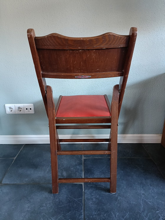 Image 1 of Vintage Folding Chairs 1950s
