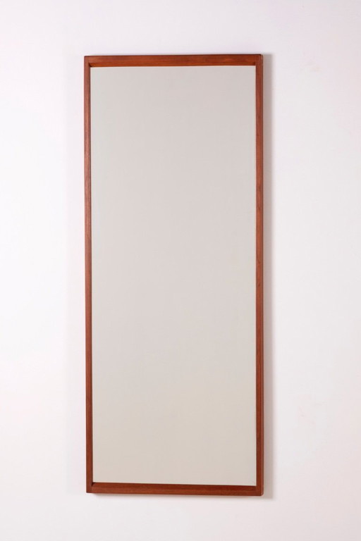 Miroir en teck de Kai Kristiansen pour Aksel Kjersgaard, 1960s