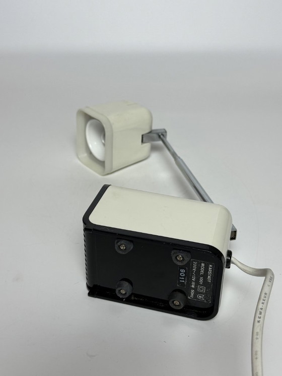 Image 1 of Mid-Century Space Age Design White Adjustable Telescopic Desk / Night Lamp, Model 8802 by Bahag AG. Germany, 1970s