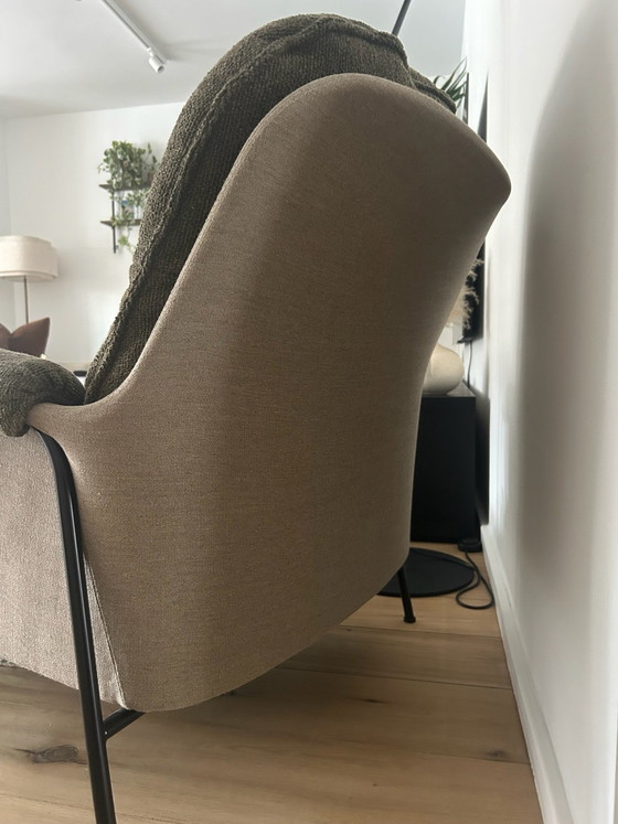 Fogia Lyra lounge chair + ottoman – Armchairs, Cotton, Polyester (photo 6 of 10)