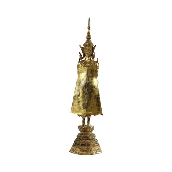 Image 1 of Grand Bouddha debout en bronze