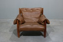 Sheriff Lounge Chair with Ottoman by Sergio Rodrigues for ISA