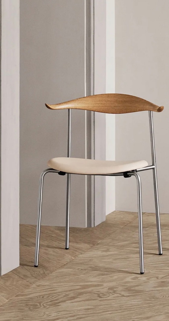 Image 1 of 4x Carl Hansen CH88P stoelen