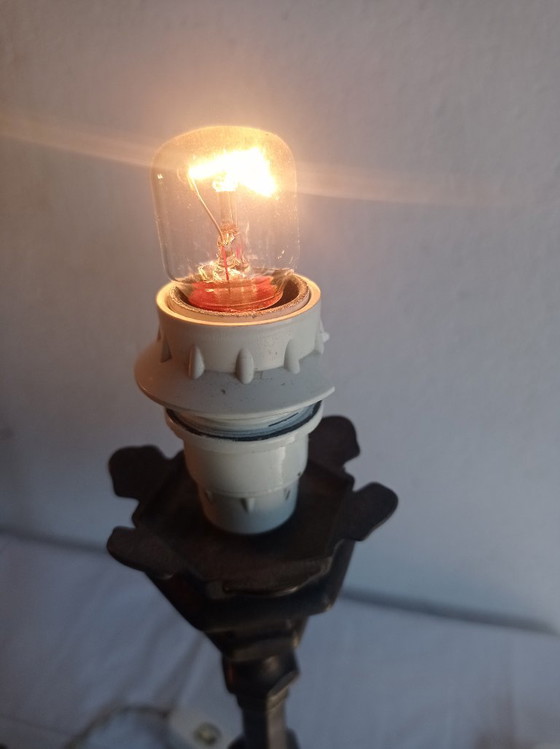 Lamps - Bronze - Transformed Candelabras – Table lamps, Textile (photo 26 of 38)