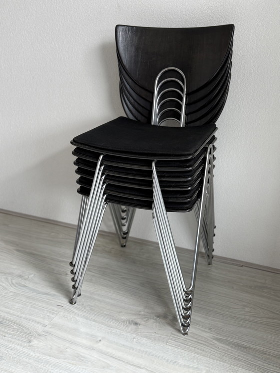 Image 1 of 6x Mikado eetkamerstoelen Kusch en Co