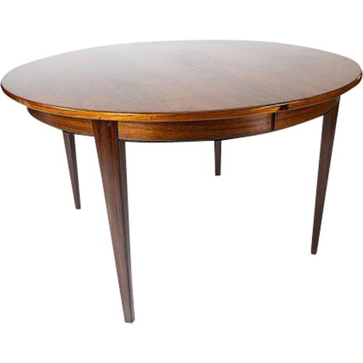 Table de salle à manger vintage en bois de rose par Omann Junior 1960s