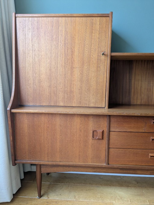 Vintage wall unit/cabinet / teak / 1960s