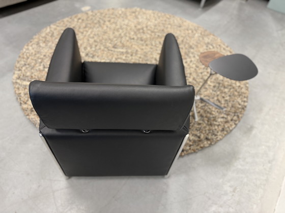 Image 1 of Leolux Goncharov Sessel, schwarzes Leder